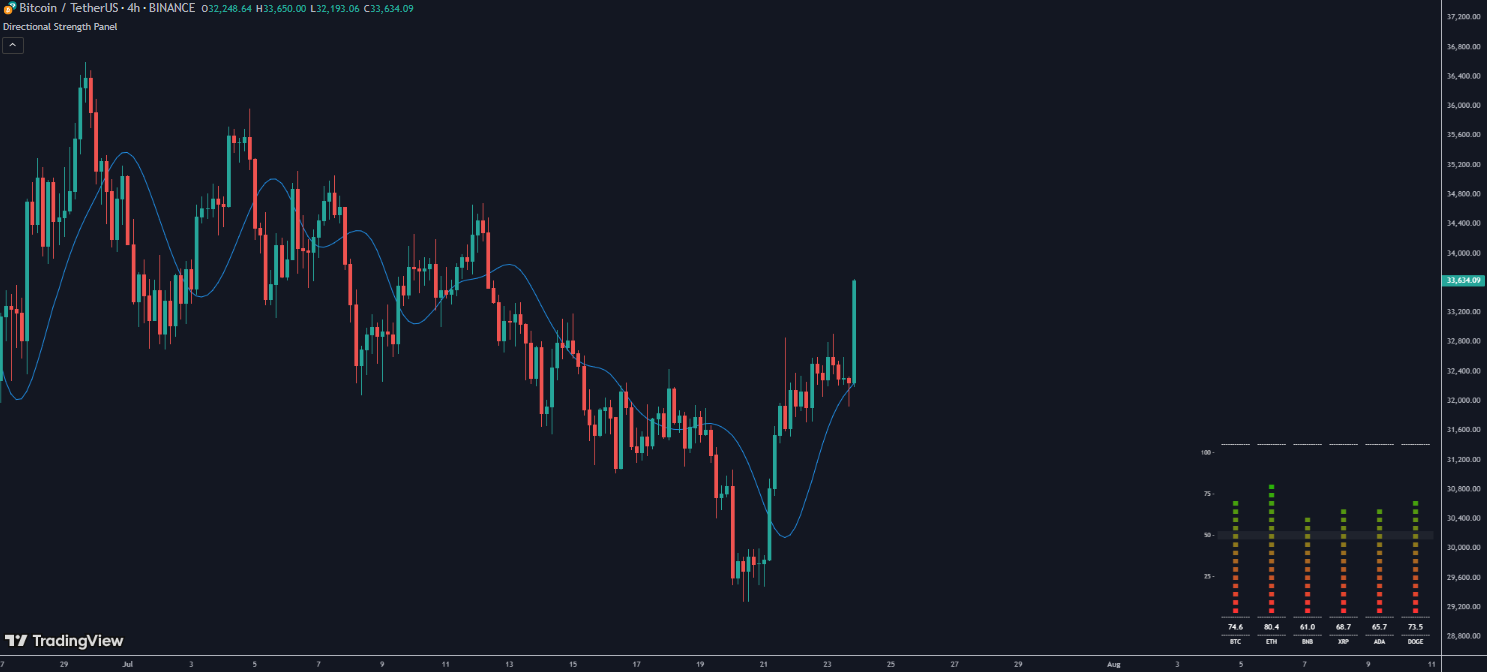 Directional Strength Panel